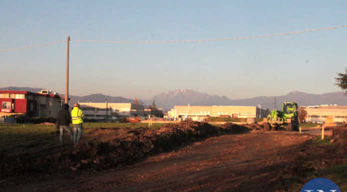 Osnago, ruspe in azione: iniziato il cantiere del Piano Marasche