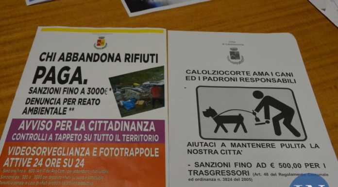 Calolzio. Il comune dichiara guerra agli incivili, multe per chi abbandona i rifiuti