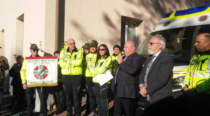 Mandello, il 40esimo del Soccorso degli Alpini, inaugurato un nuovo mezzo