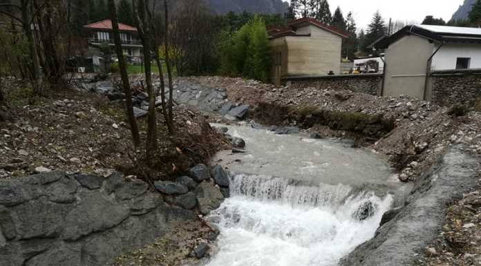 Ballabio. Sponde sicure per il torrente Grigna anche in via Fiume