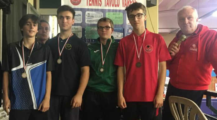 Tennistavolo Valmadrera. Successo in serie D2, bene Valcarenghi a Varese