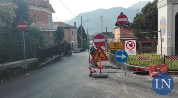 Vercurago. Senso unico in via San Mauro, presto il nuovo marciapiede