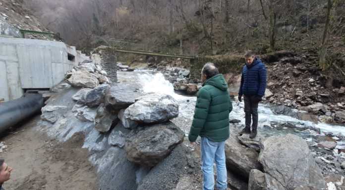 Messa in sicurezza del Varrone: a Dervio sopralluogo con la Regione