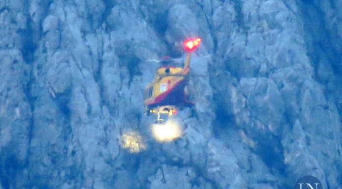 Elisoccorso in azione per due giovani incrodati sulla ferrata del Medale
