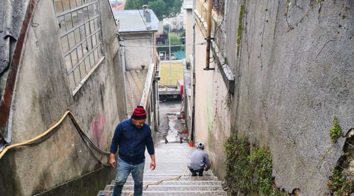 Via Sant’Antonio a Maggianico. Le foto dei lavori di sistemazione