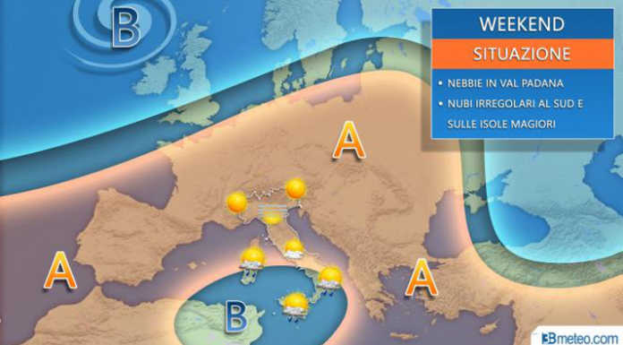 Meteo, fine settimana di sole, gennaio prosegue all’insegna dell’anticiclone