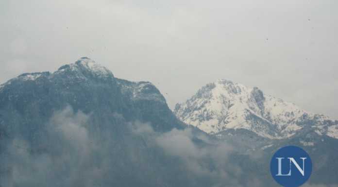 Nuova spruzzata di neve sulle vette, ma ora torna il sereno