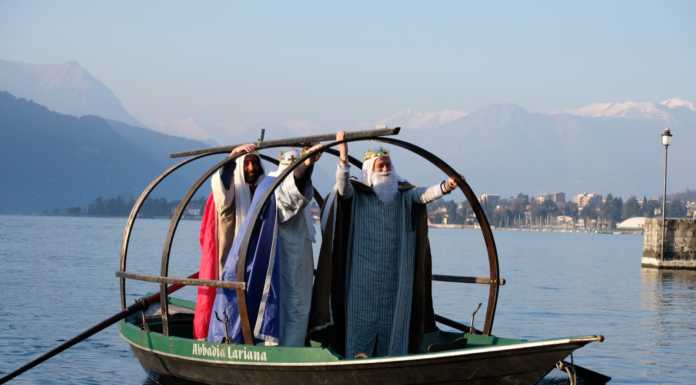 I Re Magi “sbarcano” da Abbadia, dal lago con la Lucia
