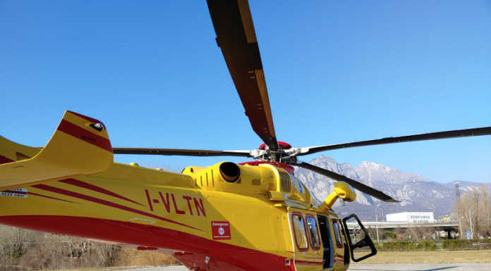 Colico, investito in bici, ragazzo di 15 anni elisoccorso e trasportato in ospedale elisoccorso