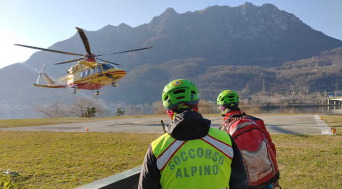 Incidente in montagna, due escursionisti precipitati sul Resegone elisoccorso