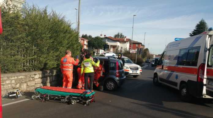 Robbiate: due incidenti in poche ore, soccorsa una coppia di anziani