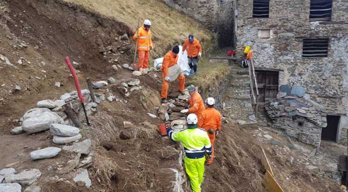 Alpini, ultima giornata di lavori in Valvarrone per sistemare i danni dell’alluvione
