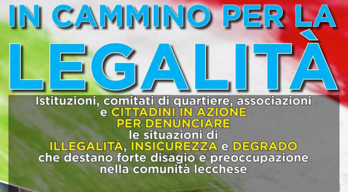 Sabato la marcia della Legalità fa tappa “tra i luoghi del degrado in città”