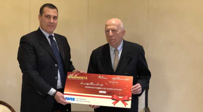 Duomo di Milano, Avis dona 17 mila euro per il restauro dell’organo