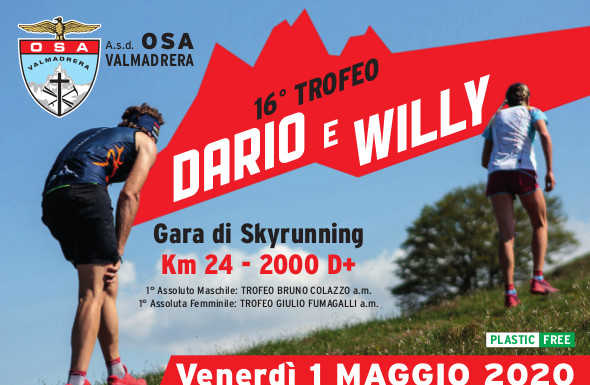 Skyrace. Domenica sera si aprono le iscrizioni alla Dario e Willy