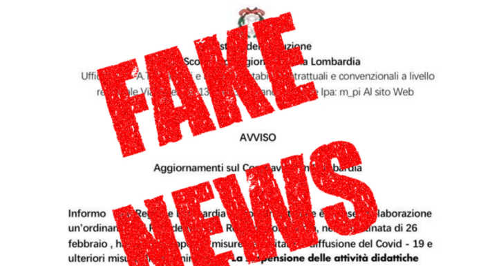 Coronavirus e scuole chiuse fino all’8 marzo, la bufala che gira in WhatsApp
