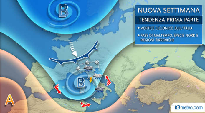 Dopo due mesi torna la pioggia, meteo variabile nel weekend