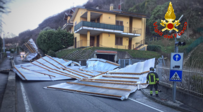 Oltre 50 interventi dei pompieri per i danni causati dal vento