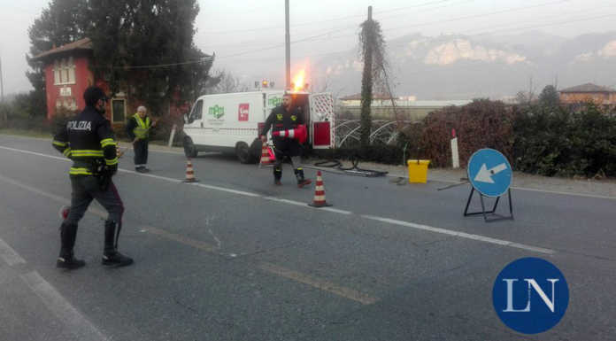 Airuno, incidente sulla provinciale: un ferito e code