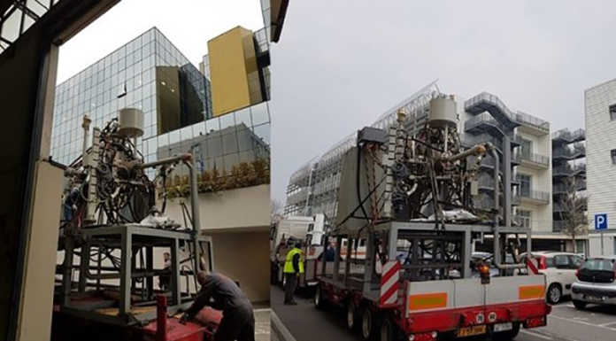 Trasporto ‘eccezionale’ al Politecnico: una super strumentazione del CNR