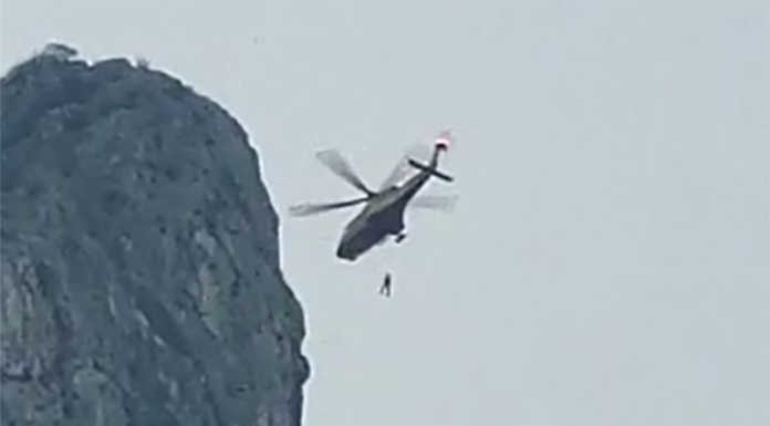 Grave incidente in Medale, scalatore precipita dalla via d’arrampicata (VIDEO)