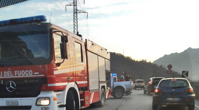 Incidente sulla nuova Lecco Ballabio, code e due feriti