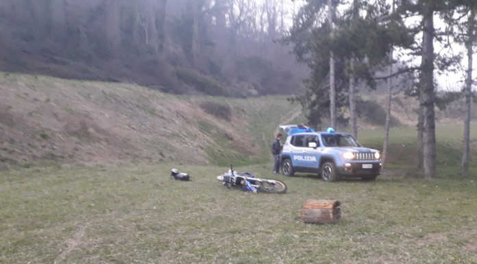 Motociclista soccorso a Consonno dopo una caduta
