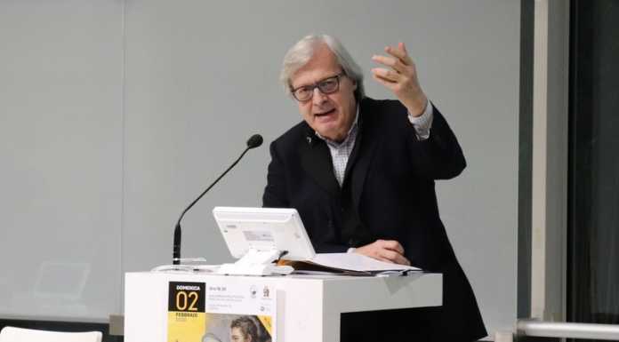 Tintoretto, Sgarbi al Politecnico: “A Lecco c’è un’armonia di poteri e valori”