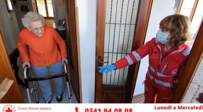 VIDEO – La Croce Rossa di Colico consegna pasti e farmaci agli anziani