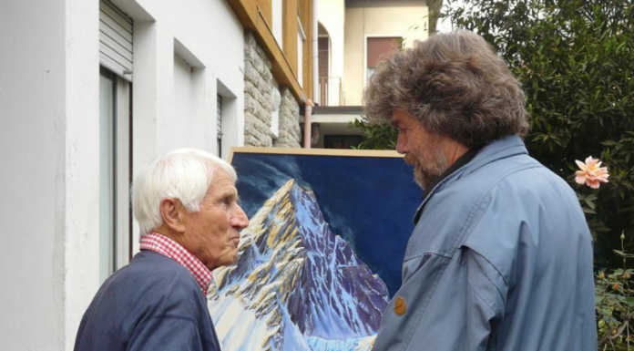 Asta benefica per gli ospedali lecchesi, al Cai Nazionale il dipinto Gasherbrum IV 1958