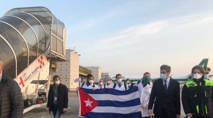 Da Cuba arrivati nuovi medici e infermieri in aiuto alla Lombardia