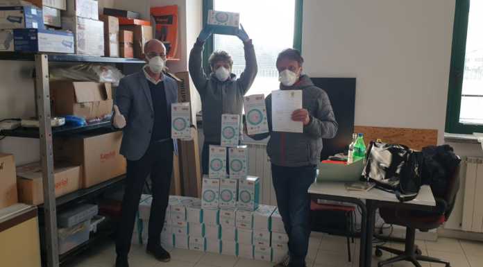 Fondazione. Iniziata la distribuzione di oltre 1 milione di mascherine