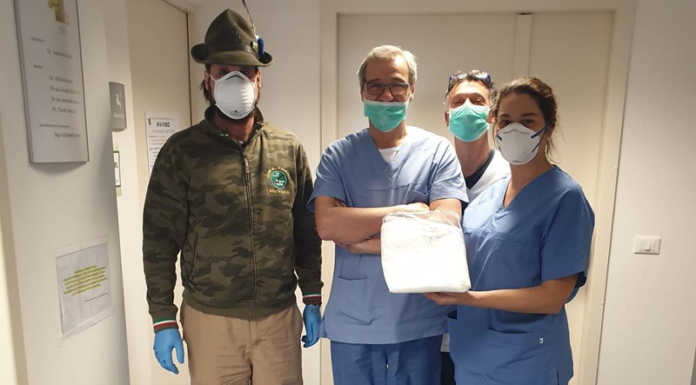 Carenno. Gli Alpini al fianco di chi combatte il virus in prima linea
