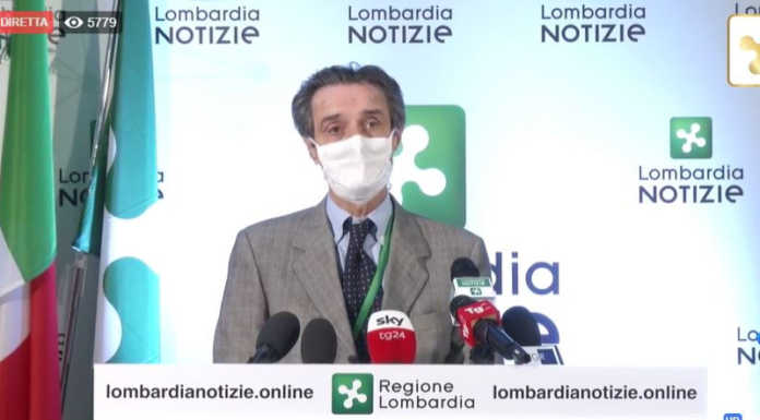 Coronavirus. Fontana: “I dati dovrebbero essere in linea con quelli di ieri”