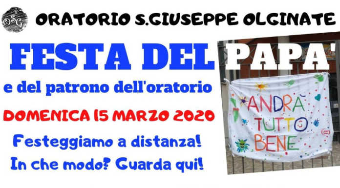 Garlate celebra la Festa del Papà… a distanza