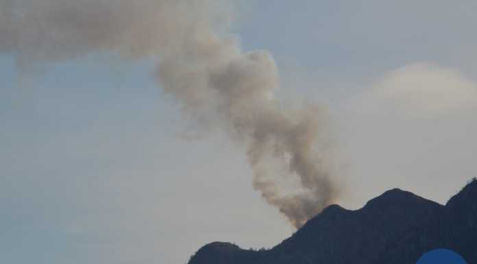 Incendio sul Monte Barro, diverse squadre dei Vigili del Fuoco al lavoro