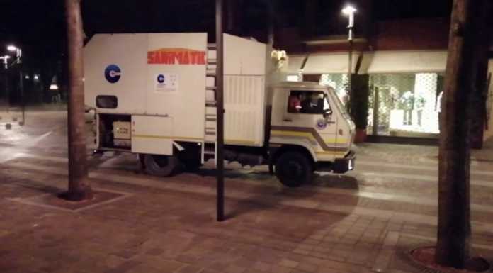 Merate, iniziata la sanificazione delle strade e delle aree pubbliche