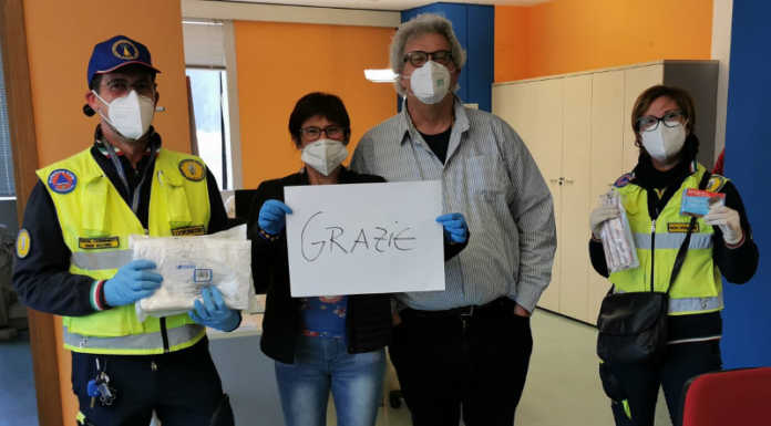 Il Centro Coordinamento Radio Soccorso dona materiale all’Ats