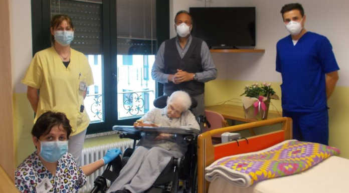 La Casa Madonna della Fiducia festeggia i 100 anni della signora Ester