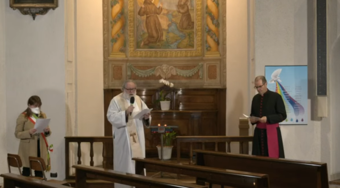 Alla chiesa dei Cappuccini la preghiera rivolta a San Francesco