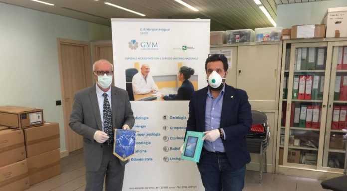Il Rotary Lecco Le Grigne dona i tablet alla clinica Mangioni