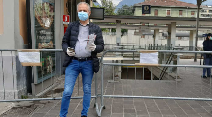 Mascherine a chi lavora nelle ferrovie, l’iniziativa della Filt Cgil Lecco