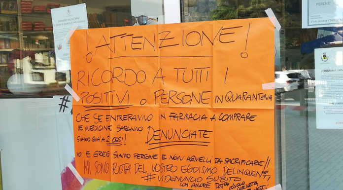 Ballabio. Vìola la quarantena per andare in farmacia, scatta la denuncia