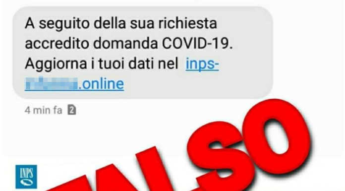 Falsi sms dall’Inps: “Tentativo di carpire i vostri dati”