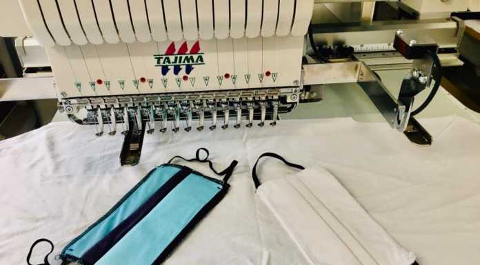 Legea Lecco riconverte la produzione: ecco le mascherine ‘blu celesti’