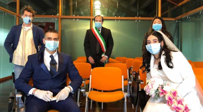 Matrimonio a Valmadrera: “Segno di vita in giorni di coronavirus”