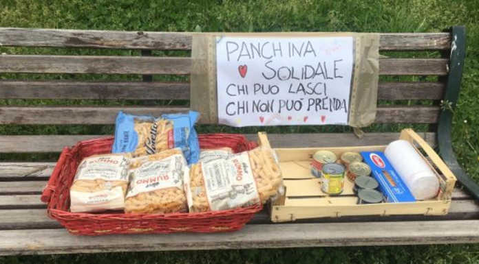 Calolzio. Prosegue l’iniziativa della “Panchina solidale”
