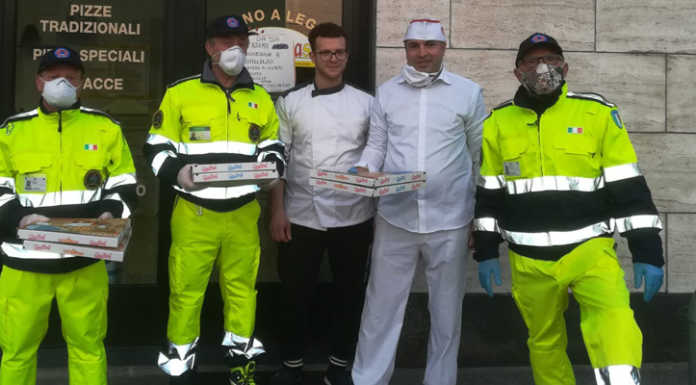 Pizze gratis, il bel gesto del pizzaiolo di Vercurago