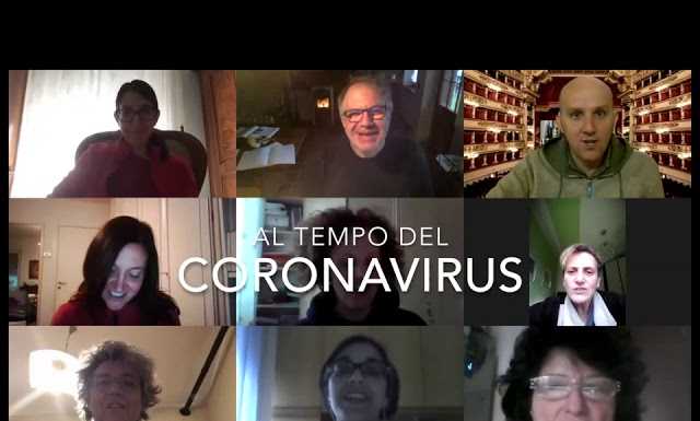 Calolzio. Al tempo del coronavirus, l’abbraccio del coro docenti della scuola Manzoni (VIDEO)