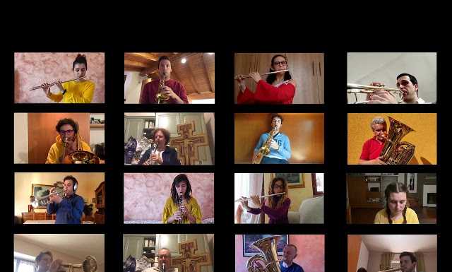 Auguri di buona Pasqua con le note di “Fratello sole, sorella luna”: il video della banda di Airuno